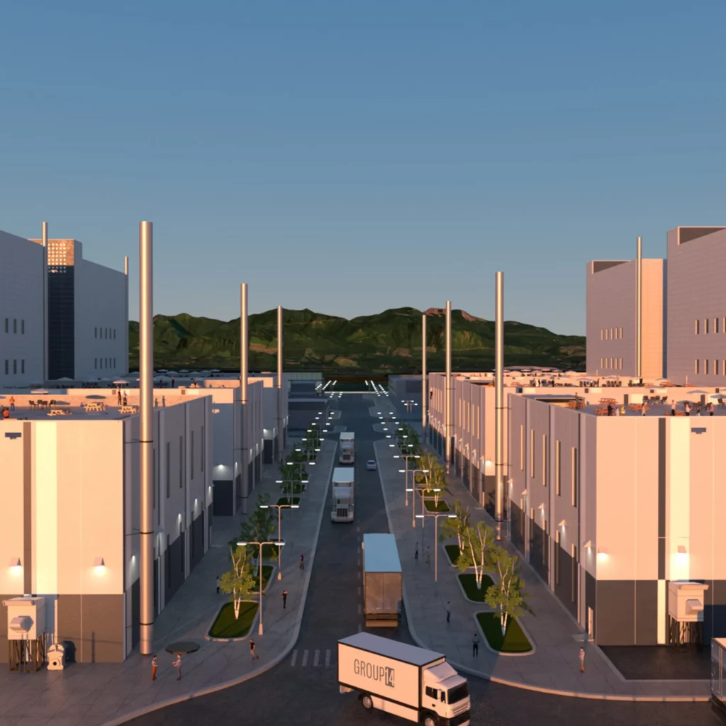 Render of completed BAM-2 factory